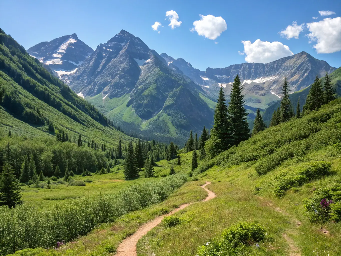 A panoramic view of the Hautes-Alpes region, showcasing the breathtaking scenery and natural beauty that serves as the backdrop for DEMEN CIEL ORCIERES' summer camp activities.